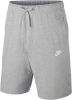 Nike Club Jsy Short Heren Korte Broeken Grey 100% Katoen online kopen