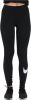 Nike Sportswear Essential Legging met halfhoge taille en Swoosh voor dames Black/White Dames online kopen