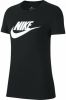 Nike Essential Icon Futura Tee Dames T Shirts Black 100% Katoen online kopen