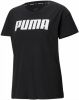 Puma T Shirt Rtg Logo Tee 586454 01 , Zwart, Dames online kopen