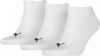 Puma Tripack Calcetines Blancos Tobilleros Logo , Wit, Dames online kopen