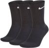 Nike Everyday Cushioned Crew trainingssokken(3 paar) Black/White Dames online kopen