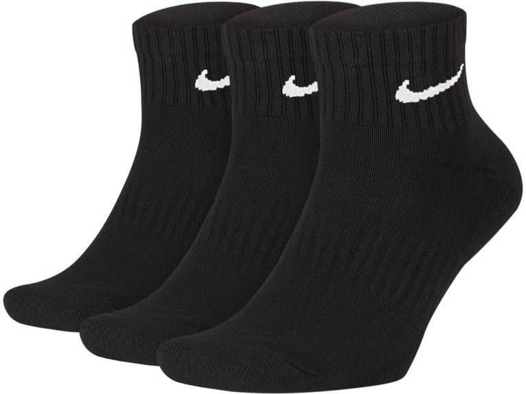 Nike Everyday Cushioned Trainingsenkelsokken(3 paar) Black/White online kopen