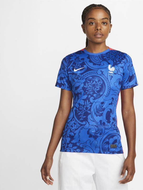Nike FFF 2022 Stadium Thuis voetbalshirt met Dri FIT voor dames Blauw online kopen