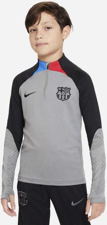 Nike Barcelona Trainingsshirt Dri FIT Strike Drill Grijs/Blauw/Rood/Zwart Kinderen online kopen