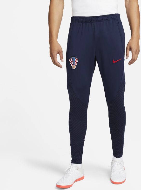 Nike Kroatië Strike knit voetbalbroek met Dri FIT voor heren Blauw online kopen