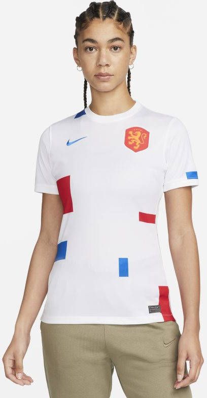 Nike Nederland 2022 Stadium Uit voetbalshirt met Dri FIT voor dames Wit online kopen