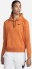Nike knvb nederland sportswear essential fleece trui 22/23 oranje dames online kopen