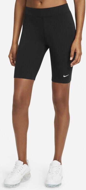 Nike Sportswear Essential Bikeshorts met halfhoge taille voor dames Zwart online kopen