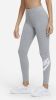 Nike Sportswear Essential Legging met hoge taille en logo voor dames Grijs online kopen