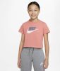 Nike Sportswear Kort T shirt voor meisjes White/Black/Black Kind online kopen