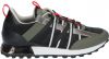 Cruyff Fearia Men 553 Olive Red Lage sneakers online kopen