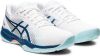 Asics gel game 8 clay tennisschoenen wit/blauw dames online kopen