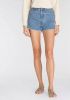 Levi's Ribcage high waist straight fit jeans short light denim online kopen