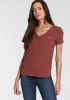 Levi's ® Shirt met V hals Perfect Tee met klein batwing logo online kopen