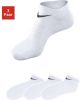 Nike Everyday Lightweight Onzichtbare trainingssokken(3 paar) Wit online kopen