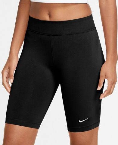 Nike Sportswear Essential Bikeshorts met halfhoge taille voor dames Zwart online kopen