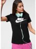 Nike Essential Futura Short Sleeve T Shirt Dames Black/White/White Dames online kopen