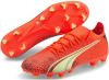 PUMA Ultra Match Gras/Kunstgras Voetbalschoenen(MG)Oranje Lichtgroen online kopen