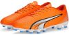 PUMA Ultra Play Gras/Kunstgras Voetbalschoenen(MG)Oranje Wit Blauw online kopen