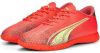 PUMA Ultra Play Zaalvoetbalschoenen(IN)Kids Oranje Lichtgroen online kopen