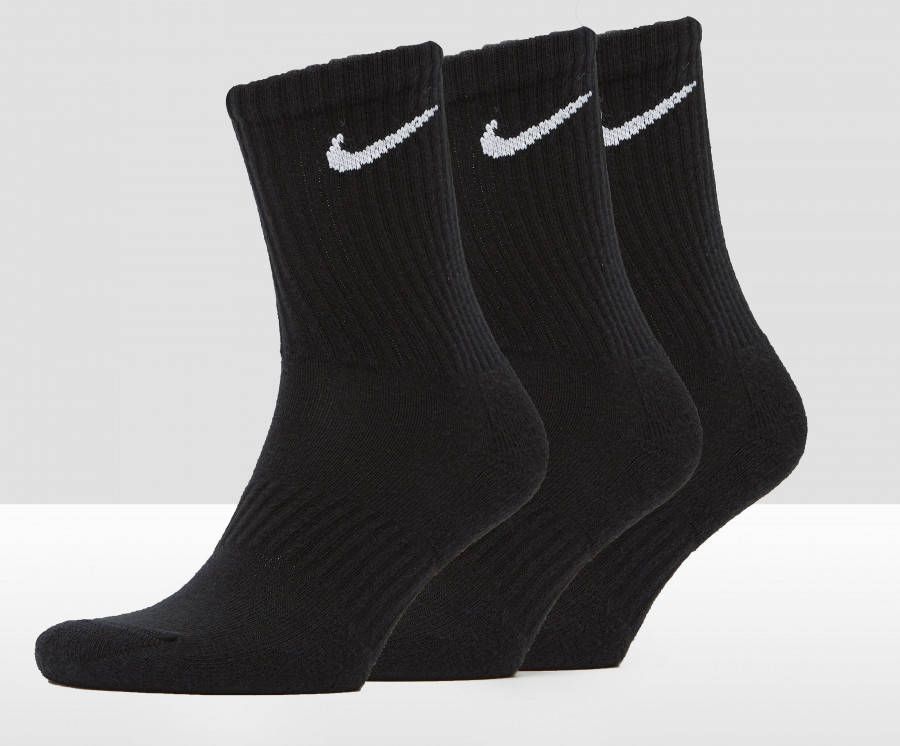 Nike Everyday Cushioned Crew trainingssokken(3 paar) Black/White Dames online kopen