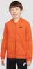 Nike Kids Nederland Club Fleece Hoodie met rits voor kids Oranje online kopen