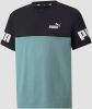 PUMA Power T Shirt Kids Blauw Zwart online kopen