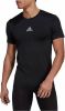 Adidas Baselayer T shirt Aeroready Primegreen Techfit Zwart/Wit online kopen