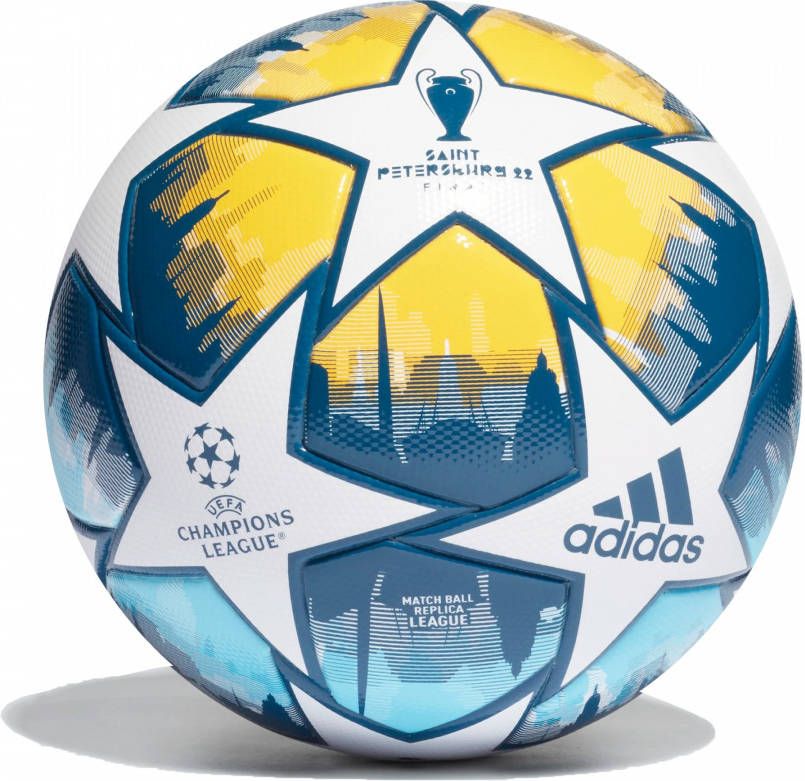 Adidas Voetbal Champions League Finale 2022 League Wit/Blauw/Geel online kopen