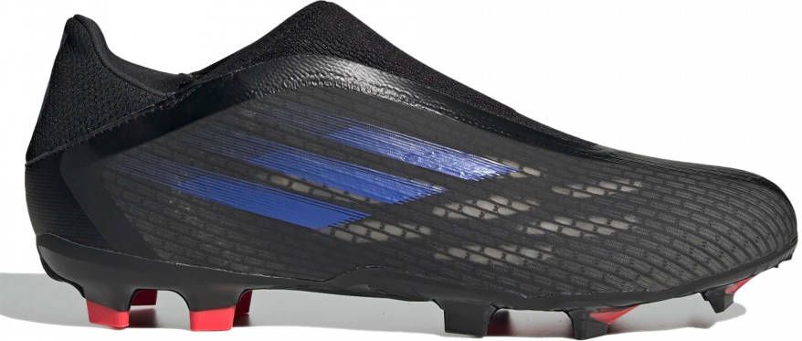 Adidas X Speedflow .3 Laceless FG Edge of Darkness Zwart/Blauw/Geel online kopen