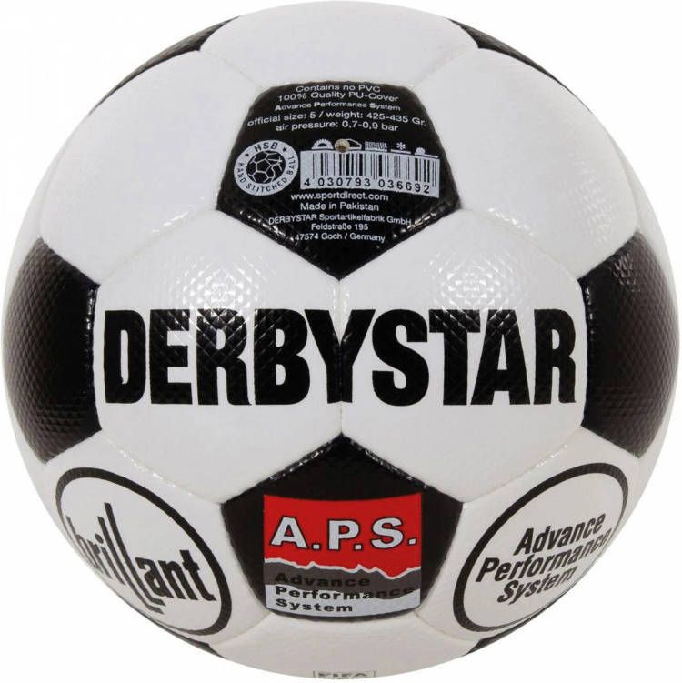 Derbystar Brillant Retro II Voetbal Zwart Wit online kopen