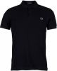 Fred Perry Slim Fit Plain Polo M6000 608 , Blauw, Unisex online kopen