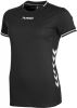 Hummel sport T shirt zwart/wit online kopen