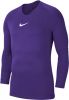 Nike Dri Fit Park Ondershirt Lange Mouwen Paars Wit online kopen