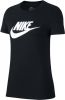 Nike Essential Icon Futura Tee Dames T Shirts Black 100% Katoen online kopen