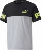 PUMA Power T Shirt Kids Lichtgrijs Zwart online kopen