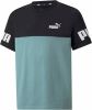 PUMA Power T Shirt Kids Blauw Zwart online kopen