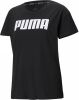 Puma T Shirt Rtg Logo Tee 586454 01 , Zwart, Dames online kopen