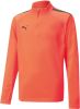 PUMA teamLIGA WC 1/4 Zip Trainingstrui Kids Oranje Zwart online kopen