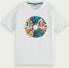 Scotch & Soda Skate fit artwork T shirt online kopen