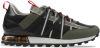 Cruyff Fearia Men 553 Olive Red Lage sneakers online kopen