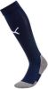 PUMA teamLIGA Voetbalsokken Donkerblauw Wit Grijs online kopen
