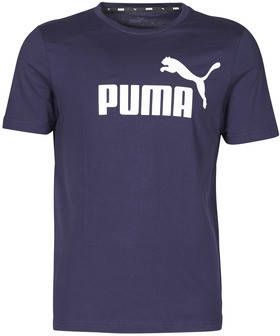 PUMA Essential Logo T Shirt Donkerblauw online kopen