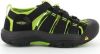 Keen Newport H2 Sandaal Junior Zwart/Limoengroen online kopen