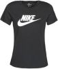 Nike Essential Icon Futura Tee Dames T Shirts Black 100% Katoen online kopen