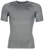 Under Armour Herenshirt HeatGear® Armour met korte mouwen Carbon Heather/Zwart online kopen