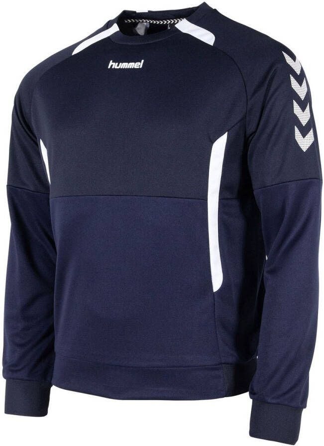 Hummel Senior sportsweater Authentic top RN donkerblauw/wit online kopen