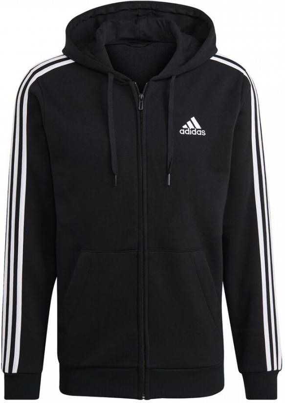 Adidas Sportswear Capuchonsweatvest Essentials fleece 3STREPEN capuchonjack online kopen
