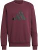 Adidas Performance fleece sportsweater donkerrood online kopen